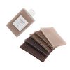 Bangs Clips, 10 Pieces, 3 Colors Available, Hair Clips, Bangs Fixing Sheet, Hair Holder, Hair Velcro Fixing Fringes, Hair Makeup Tool, For Face Washing, Makeup (Brown)