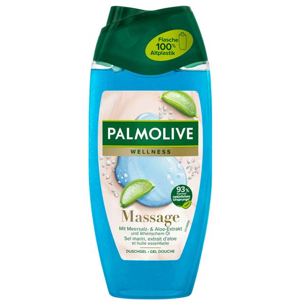 250ml Palmolive Wellness Massage Shower Gel with Sea Salt and Aloe Extract-