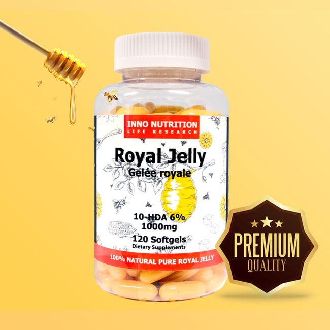 Innonutrition Natural Royal Jelly 1000mg 120 tablets 1 bottle Canada Air Delivery