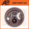 Rotating Flashing Amber Beacon 12V Flexible DIN Pole Mount Tractor Warning Light