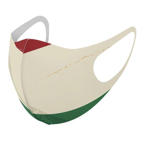 Design Mask, Set of 2, Polyester, Washable, Cloth Mask, Unisex, 011608, Italy Foreign Flag