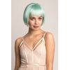 Short Turquoise Bob Wig: Eunice