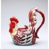 7.5 inch Multicolored Roosterテーマ12オンスServingティーポット