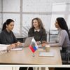 Russia With Eagle Desk Flag Small Mini Table Flags Decorations(Russia With Eagle)