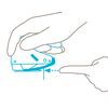 Martor 435.00 "Secumax Opticut - No.435" Cutter, Black/Blue