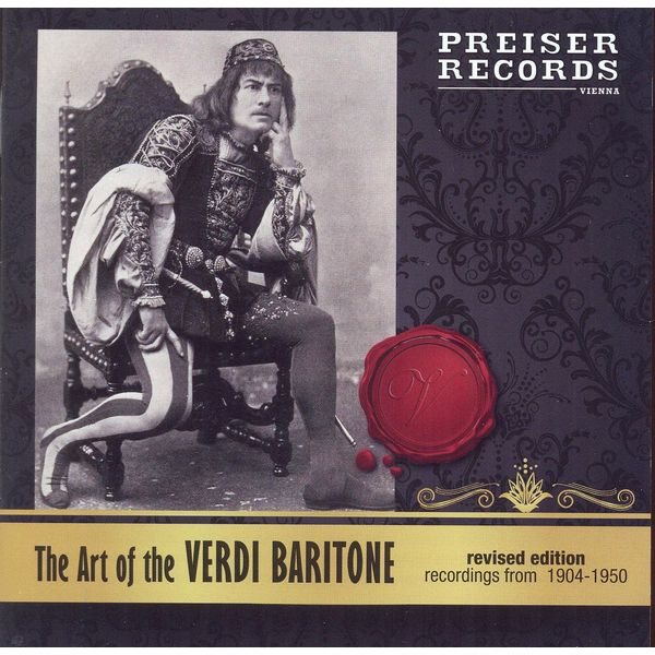 The Art Of Verdi-Baritone