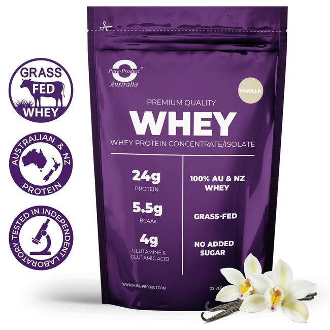 10KG  -   WHEY PROTEIN ISOLATE / CONCENTRATE - VANILLA - WPI WPC POWDER