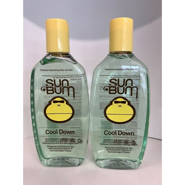 Sun Bum After Sun Cool Down Gel 8 oz SET OF 2