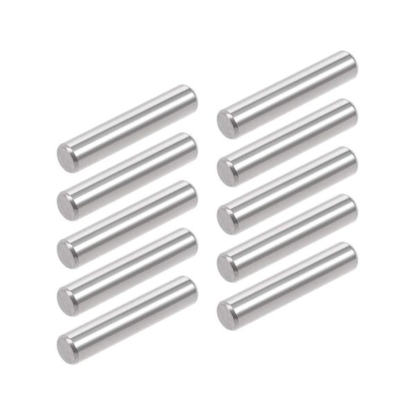 uxcell Dowel Pins 304 Stainless Steel Pegs Support Shelf Silver Tone 6mm x 30mm 10pcs