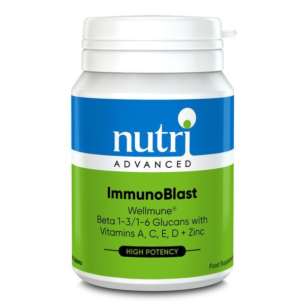 Nutri Advanced ImmunoBlast - Immune Support with Beta Glucans - 60 Tablets