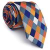 shlax&wing Men's Ties Multicolored Checkered Necktie