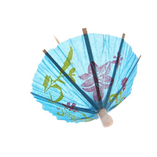 Black Duck Brand Paper Wood 4" Umbrella Drink Cocktail Picks