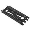 Plastic Thread Checker Nut Bolt Gauge Screw Identifier Tool for Workshop Garage Black