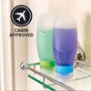 Go Travel Squeezy 100ml Cabin Approved Bottles for Liquids -2 Per Pack (Ref 660)