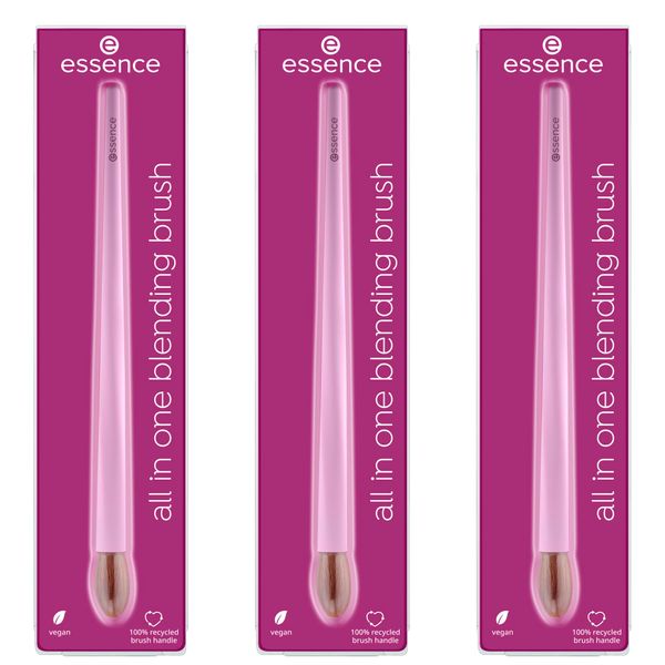 essence all in one blending brush, Concealerpinsel, Nr. 01, Mehrfarbig, Nanopartikel frei, 3er Pack (3x1pcs)