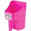 LITTLE GIANT Plastic Enclosed Feed Scoop (Hot Pink) Heavy Duty Durable Stackable