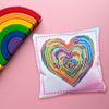 DIAMOND DOTZ Embroidery Pillow, Multicoloured, 18cm x 18cm