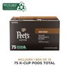 Peet's Major Dickason's Blend Dark Roast K-Cup Pods, 75 Count