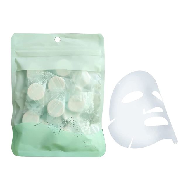 Gesichtsmaske DIY Komprimierte Einweg Papier Maske, DIY Komprimierte Gesichtsmaske, Baumwolle Gesichtsmaske Blatt Maske, für Schönheit Zur Gesichtspflege, 20PCS