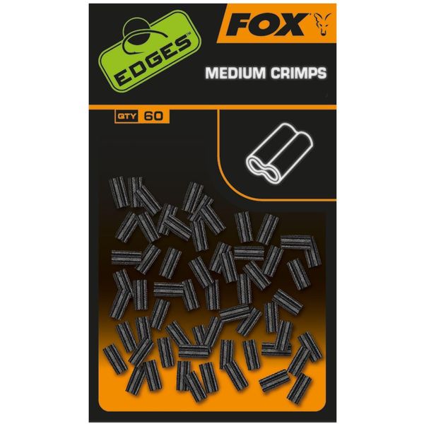 Fox Edges Crimps Pack of 60: Small - 0.6mm
