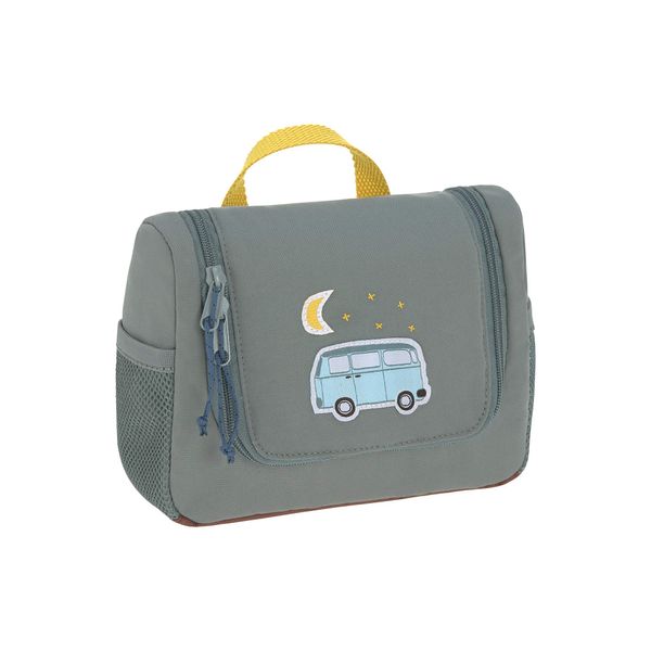 LÄSSIG Kinder Kulturtasche Waschbeutel Waschtasche Kulturbeutel zum Hängen/Mini Washbag Adventure Bus