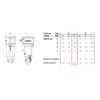 CEE Plug & Coupling Set 400 V/16 A 5p IP44 with Phase Inverter Mennekes