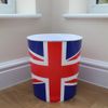 JVL Union jack flag waste paper bin 25x26.5cm 100% polypropylene