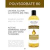 Polysorbate 80 by Velona - 7 lb | Solubilizer, Food & Cosmetic Grade | All Natural for Cooking, Skin Care and Bath Bombs, Sprays, Foam Maker | Use Today - Enjoy Results
