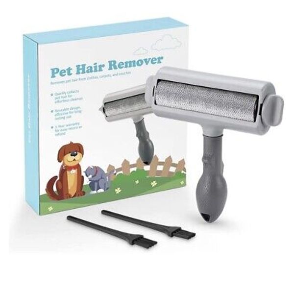 Crenova Pet Hair Remover Reuseable Pet Hair Roller Remover Tool Portable