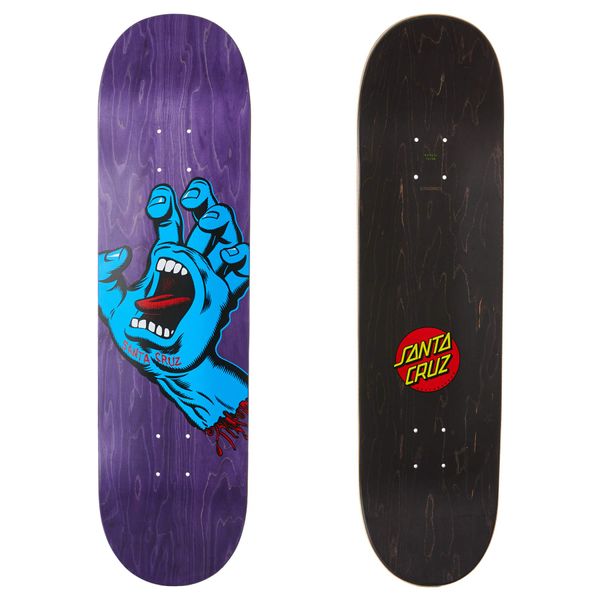 SANTA CRUZ 8.375'' x 32'' Skateboard Deck - Screaming Hand