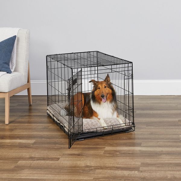 USA  Homes for Pets Newly Enhanced Single Door iCrate Dog Crate,36x23x25in