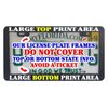 Sline S line license plate frame holder tag