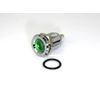 PilotLights 12 Volt DC Instrument Panel Light Indicator Light - LED, 12mm (Green)
