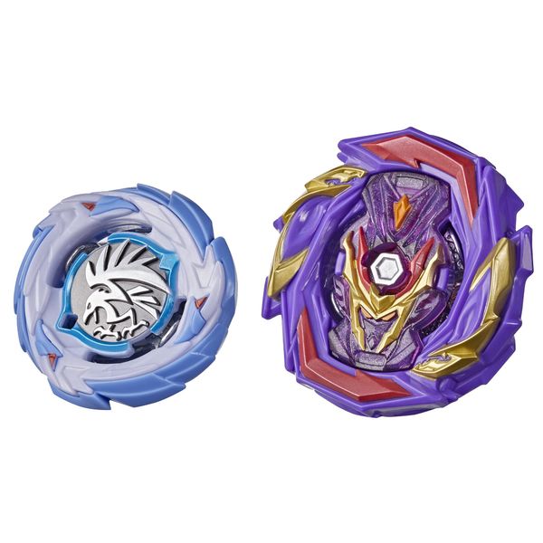 Beyblade Burst Surge Dual Collection Pack Hypersphere Command Valtryek V5 and Slingshock Morrigna M4 Battling Game Top Toys