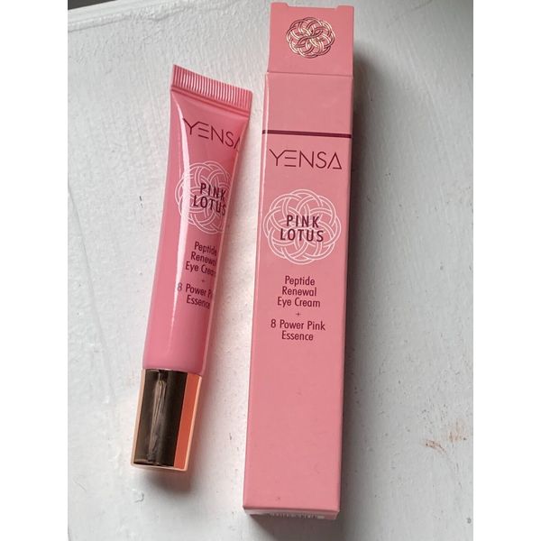 Yensa Pink Lotus Peptide Renewal Eye Cream 0.5 oz 15ml Unsealed BNIB