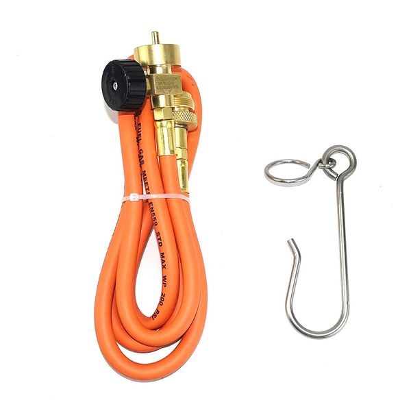 MAPP Torch Extension Hose Kit 1.5m (5ft) Hose and Belt Hook for Gas Braze Welding Torch