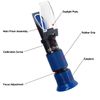 Aichose 0-80% Brix Meter Refractometer for Measuring Sugar Content in Fruit, Honey, Maple Syrup and Other Sugary Drink, with Automatic Temperature Compensation Function