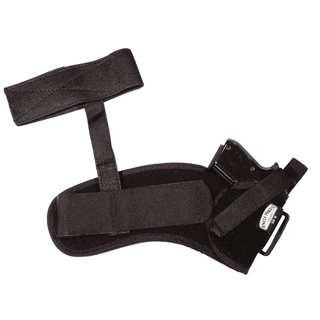 Uncle Mike's Off-Duty and Concealment Kodra Nylon Ankle Holster (Black, Size 0, Right Hand)