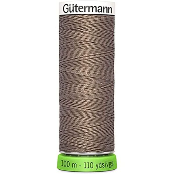 Gütermann 723860 Gutermann Sew All 100% Recycled Polyester Thread 100mtr, 199 Brown, (100M) EU