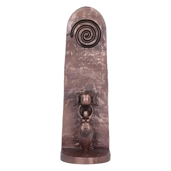 Nemesis Now Spiral Goddess Incense Holder, Bronze, 23.5cm