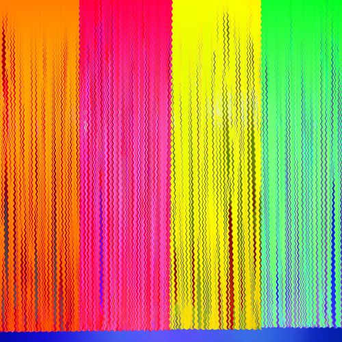 Weysat 4 Pack Glow in The Dark Party Supplies 3.3x6.6 Feet UV Black Light Neon Party Decorations Wave Rose Red Green Yellow Orange Neon Foil Fringe Backdrop Curtains Tinsel Streamers Backdrop