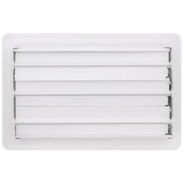 HART & COOLEY 010764 6"x10" Steel Floor Diffuser - White