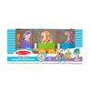 Melissa & Doug First Play Wooden Rocking Farm Animals Pull Train