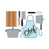 CafePress Chef Profession Sticker Square Bumper Sticker Car Decal