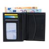 Pielnoble PE207 – Wallet with Interior Purse, Black/White