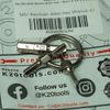 Keychain Allen Hex Wrench Key Bit -Metric Tiny Multi-Tool 2/2.5/3/4/5/6 mm