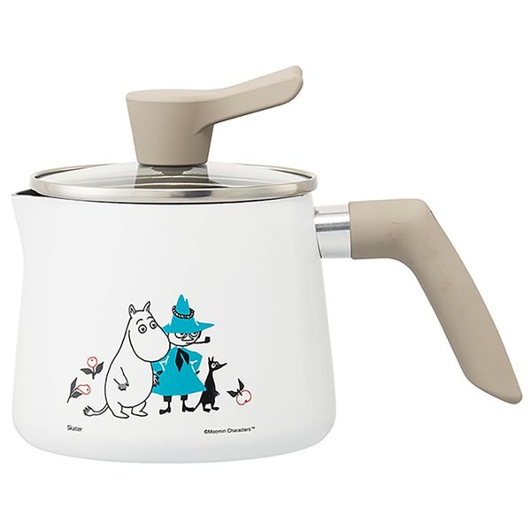 Skater ANMP1-A Multi Pot, 3.3 gal (1.3 L) For Gas Fire, 7 in 1 Unit, All-Purpose Pot, Rice Cooker, Milk Pan, Fryer, Single Handled Pot, Moomin