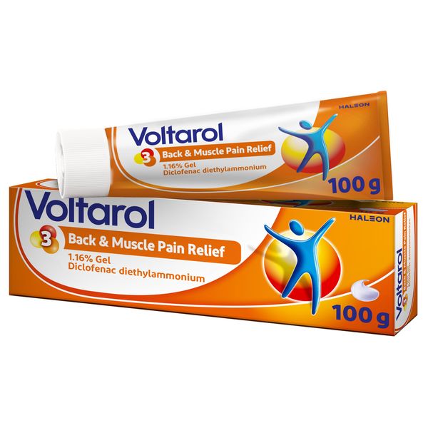 Voltarol Back & Muscle Pain Relief 1.16% Gel, for Joint Pain Relief, suitable for Knee Pain & Neck Pain, 100g