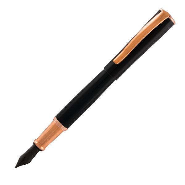 Montervede Impressa FP Black w/Rose Gold Trim - M