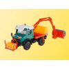 H0 UNIMOG short wheelbase with tunnel cleaning brushes